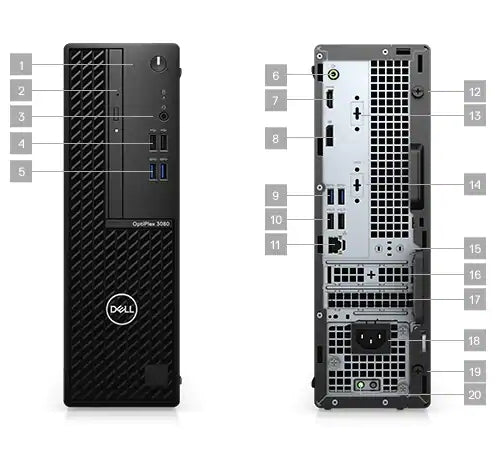 Dell Optiplex 3080 (SFF) i3, 8GB/256GB, Windows 11 - A | Záruka: 2 roky