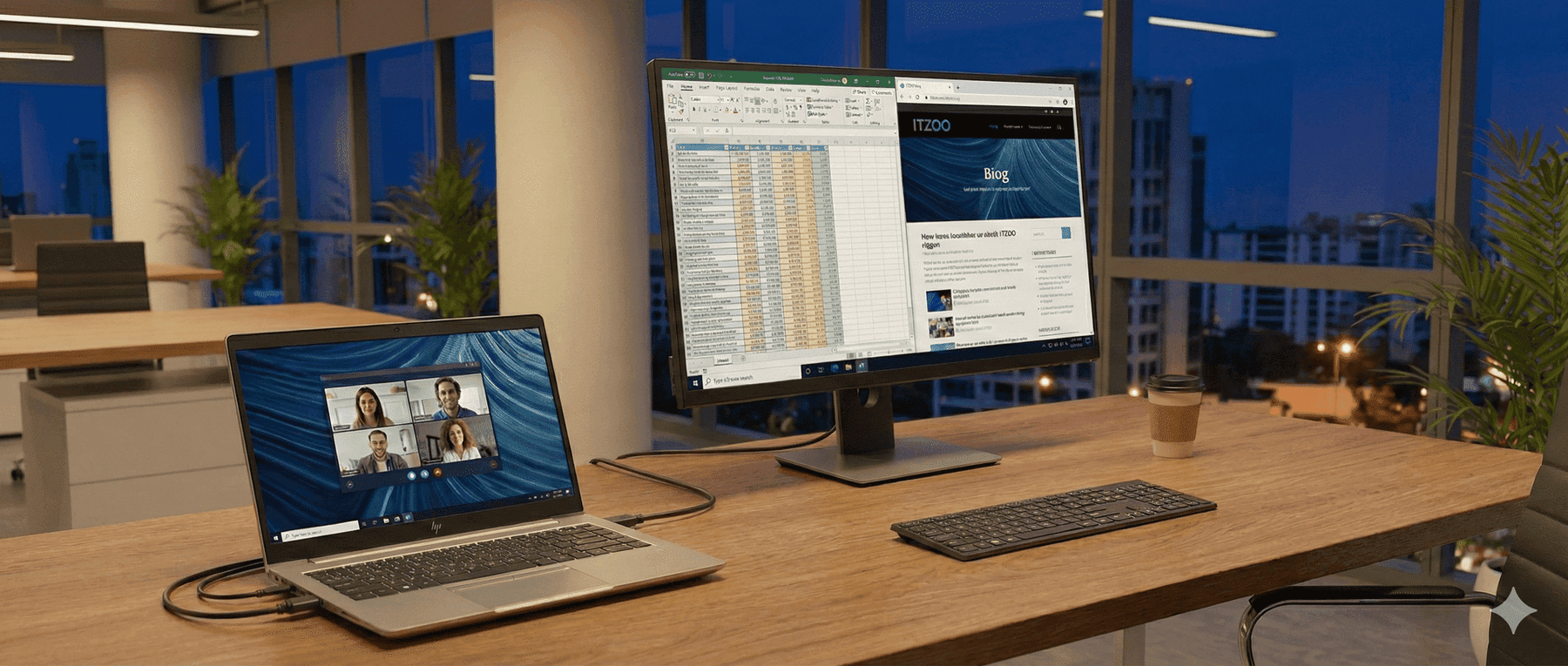 Externý monitor k notebooku: kompletný návod, ako ho vybrať a pripojiť (2025)
