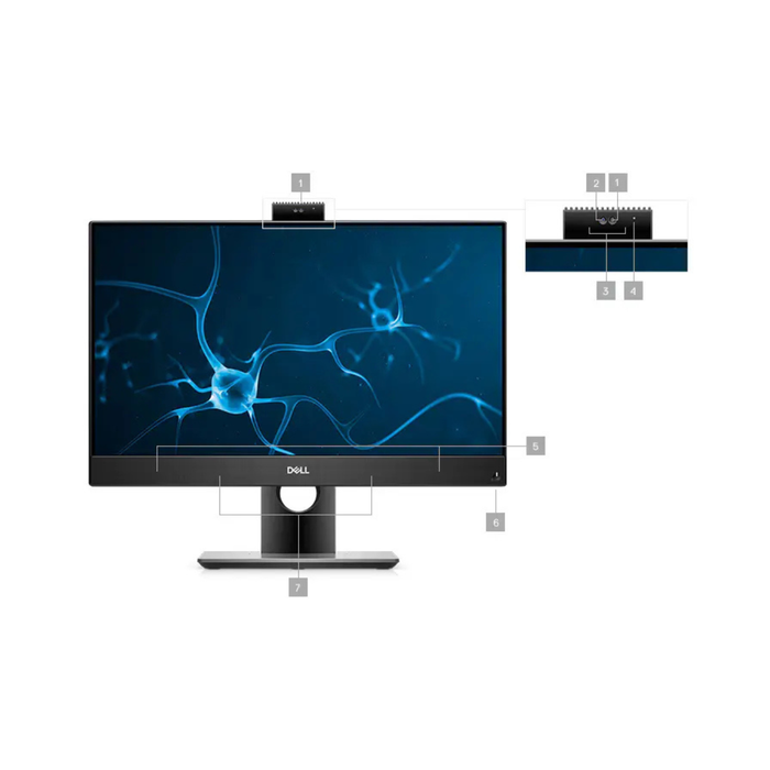 Dell Optiplex 5480 AiO i3, 4GB/256GB, Windows 11 - C | Záruka: 1 rok