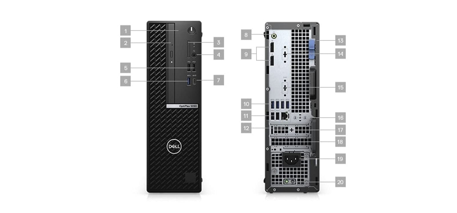 Dell Optiplex 5000 (SFF) i7, 32GB/512GB, Windows 11 - B | Záruka: 1 rok