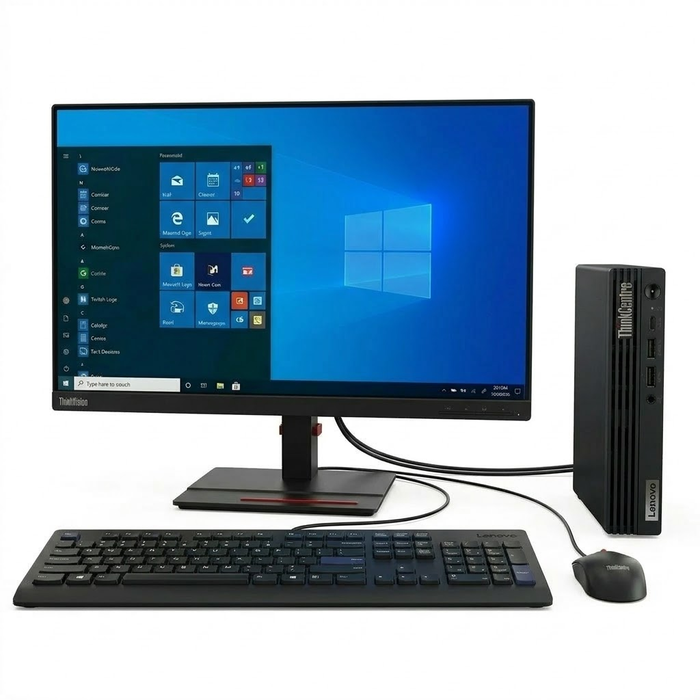Lenovo ThinkCentre M80q Gen 3 TFF i3, 8GB/256GB s monitorom Lenovo ThinkVision T24i-20 - B