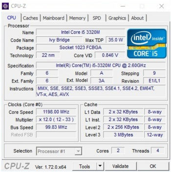  Lenovo ThinkPad x230 tabulka