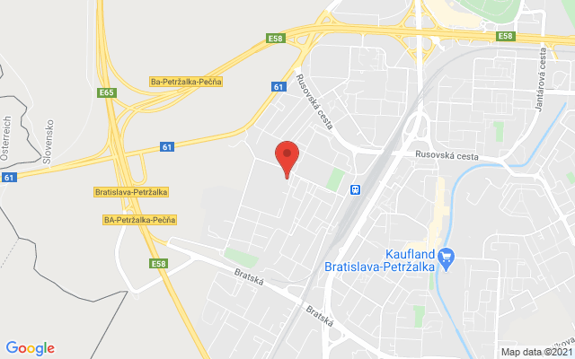 Google map: Gogolová 18, Bratislava