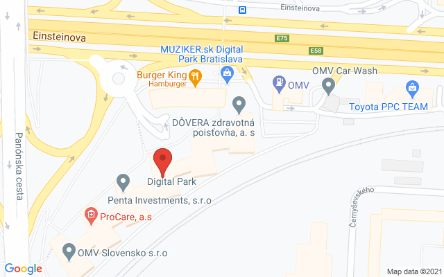 Google map: Rohanské nábřeží 15, Praha